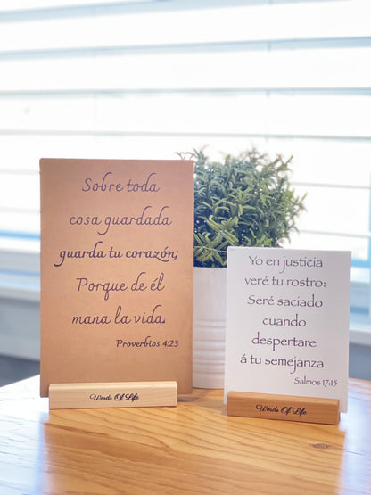  52 Bible Verses in Spanish Versiculos Bíblicos para cada semana del año, 52 versículos